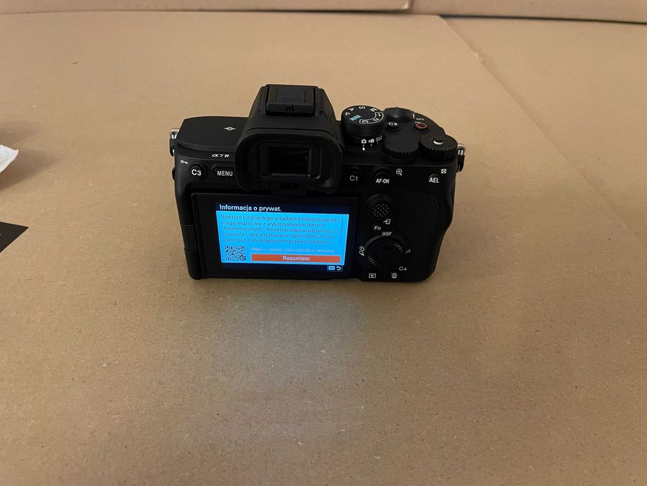 Aparat Sony Alpha A7 IV mark 4 zupełnie NOWY Gwarancja !