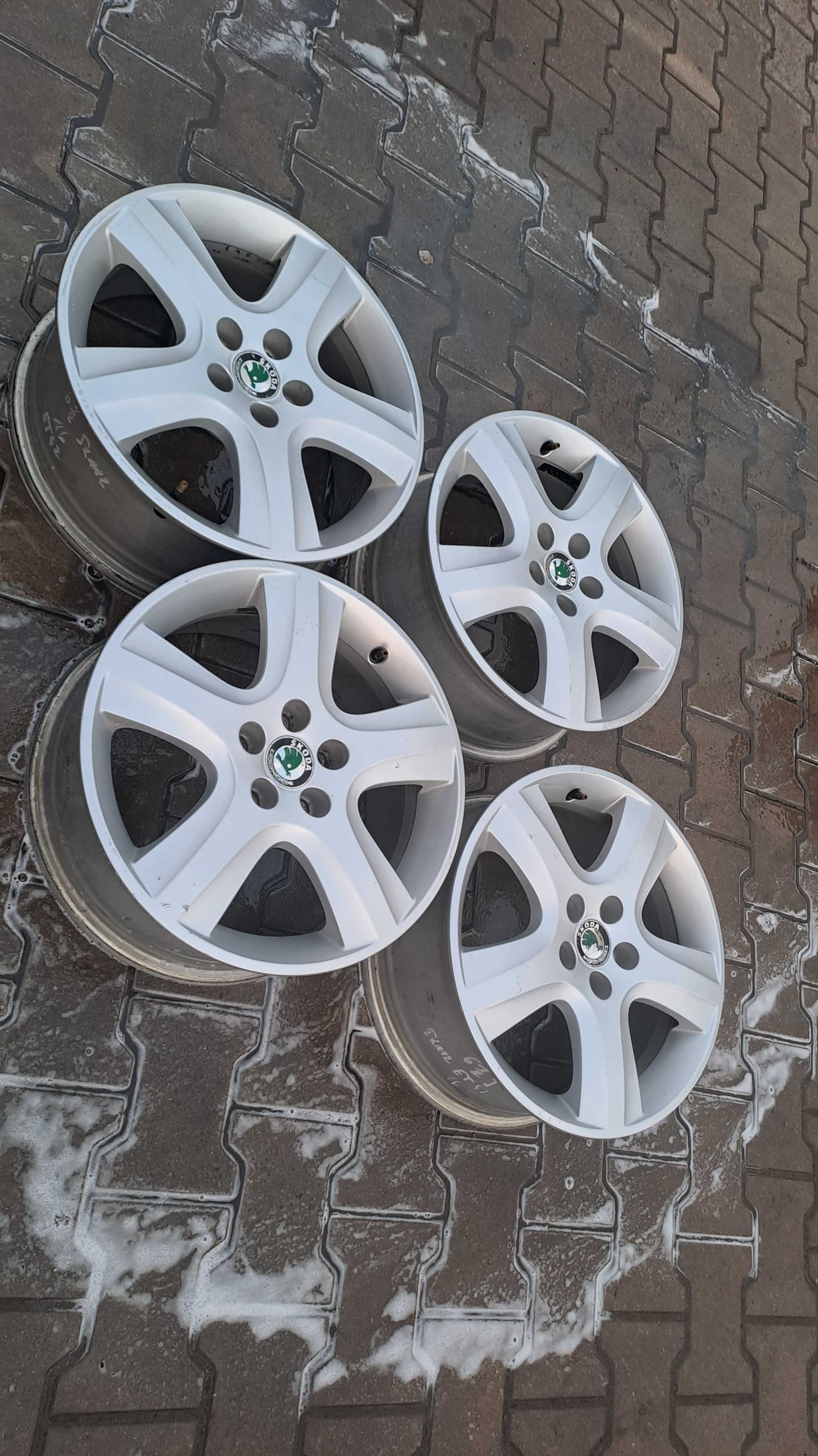 alufelgi Skoda Oktavia 5x112 roz 16 et48 wzorowe