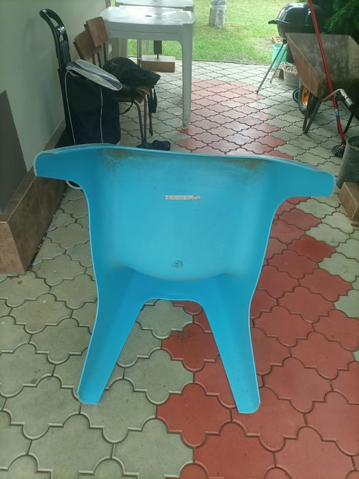 Krzesło ogrodowe IKEA Vago niebieskie