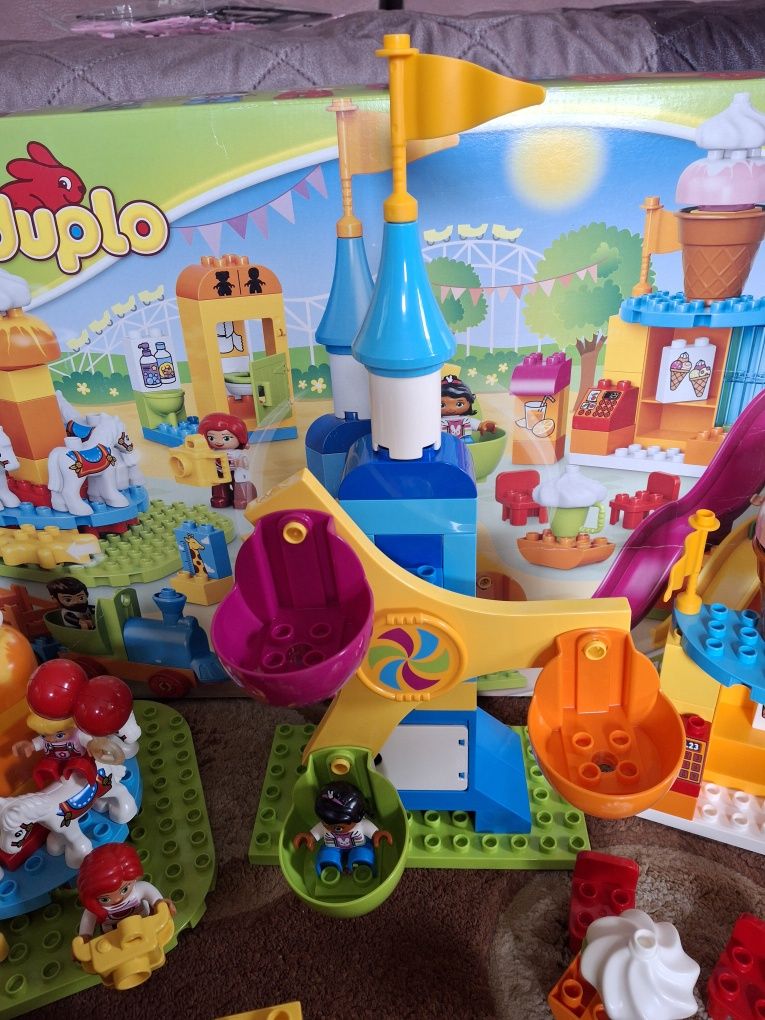 Lego duplo wesołe miasteczko duży zestaw