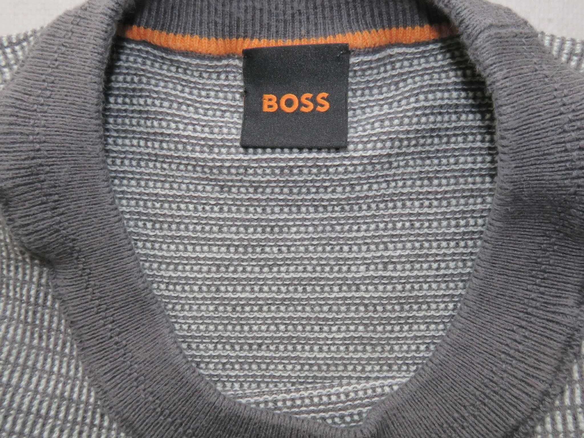 Boss sweter męski bawełna kaszmir nowa kolekcja XL