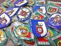 Pack de 6 patch emblemas - NOVOS - traje académico, colete motard