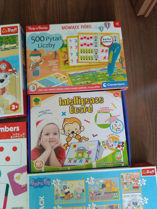 Zestaw puzzli i mówiące pióro (nowe)