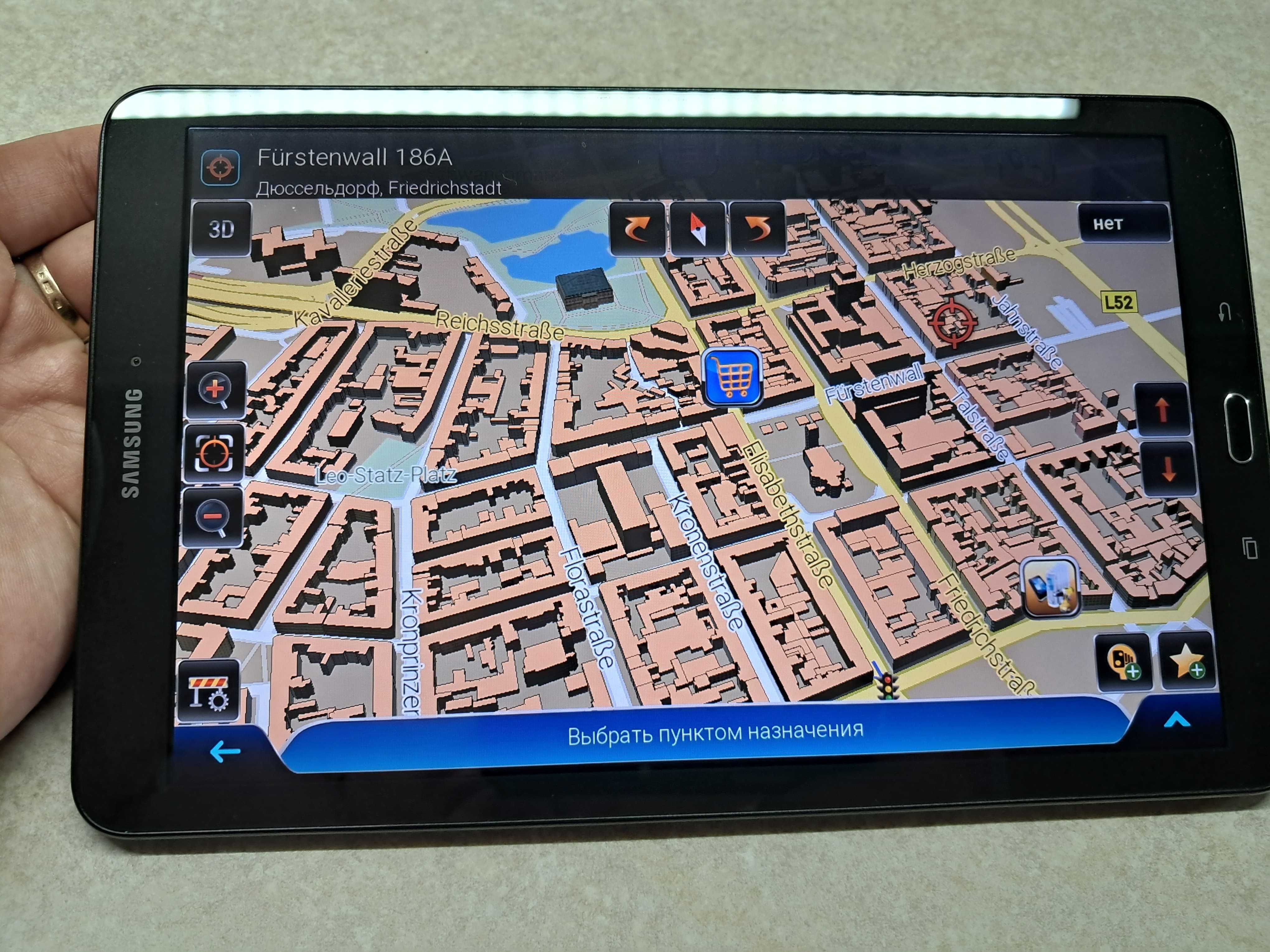Грузовий GPS навігатор Samsung 9,6". Карти 2025р!