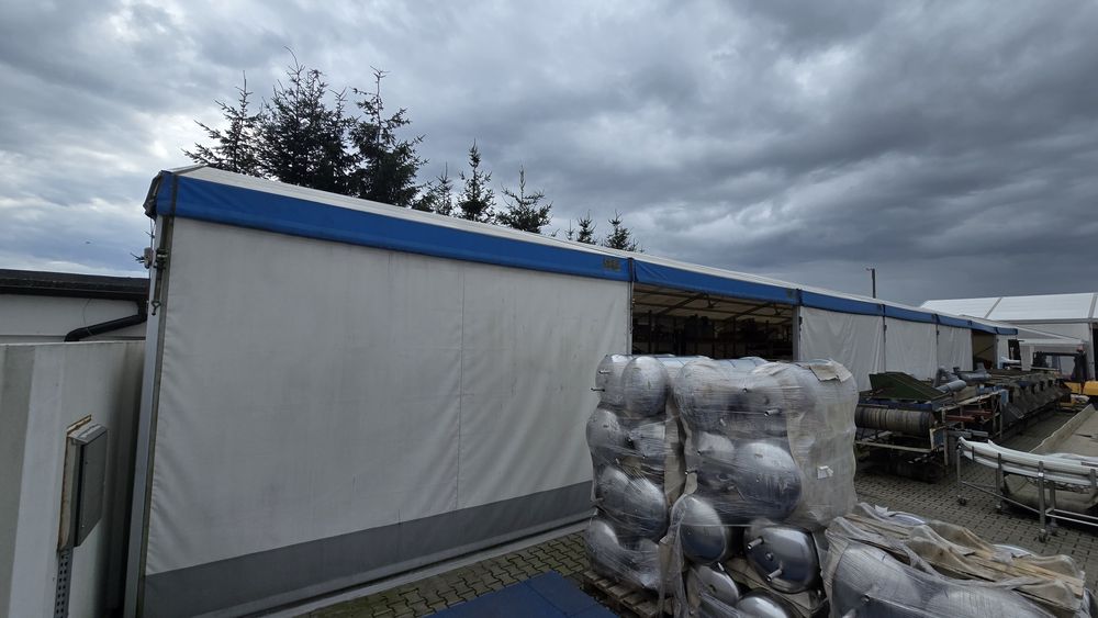 Hala namiotowa magazynowa aluminiowa  wzmacniana 8 x 35 m h 3,5m  emze