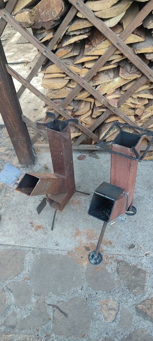 Продам розкладной мангал, сковороды из борон, буржуйку и турбо-печи