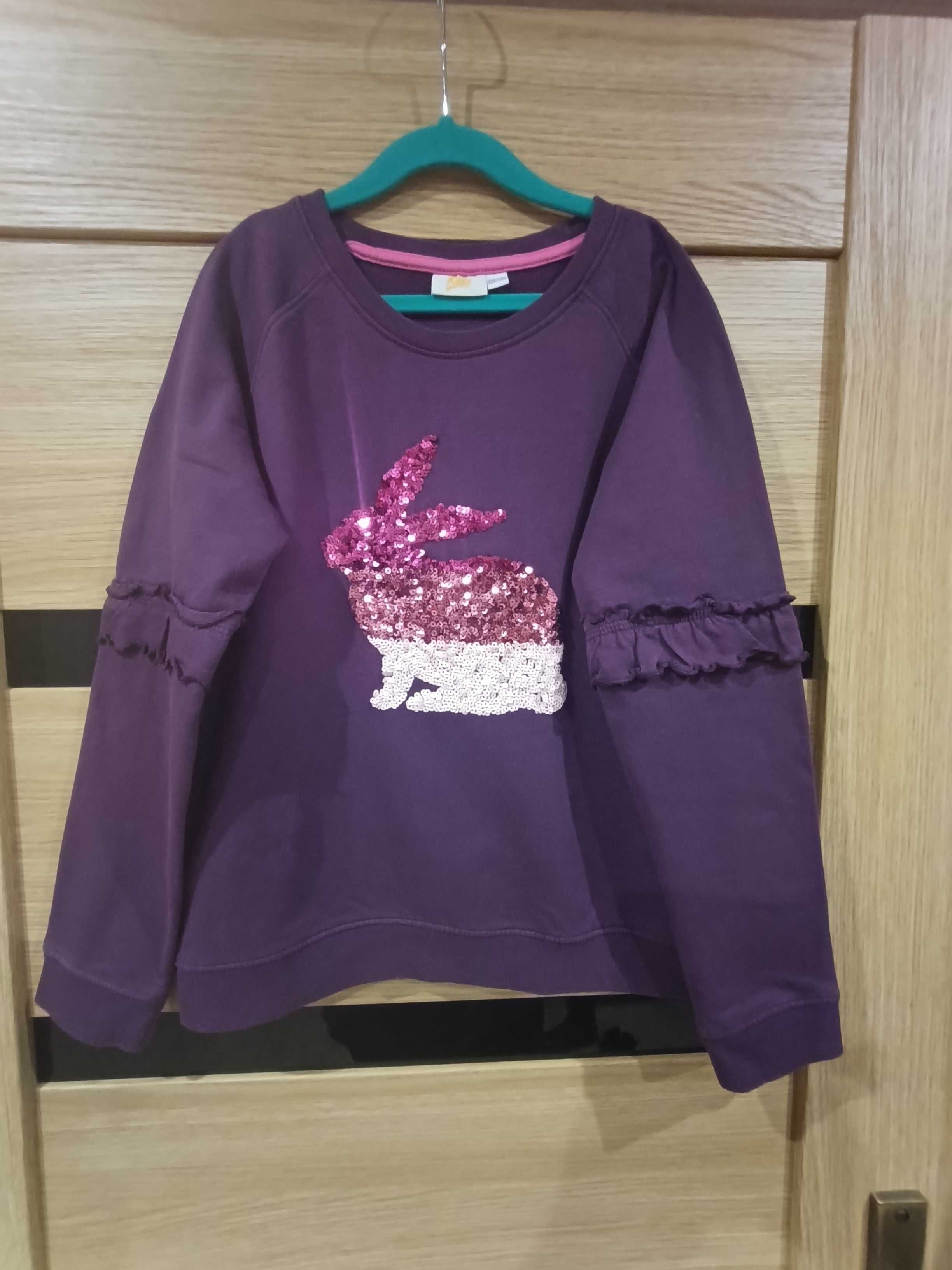 Kids bluzka bluza cekiny r.134/140