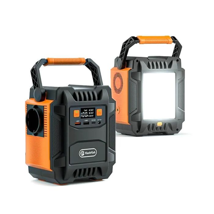 Портативна електростанція FlashFish A201 200W с прожектором 172Wh