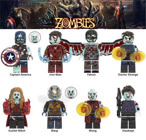Bonecos / Minifiguras Super Heróis nº208 Marvel (compatíveis com Lego)