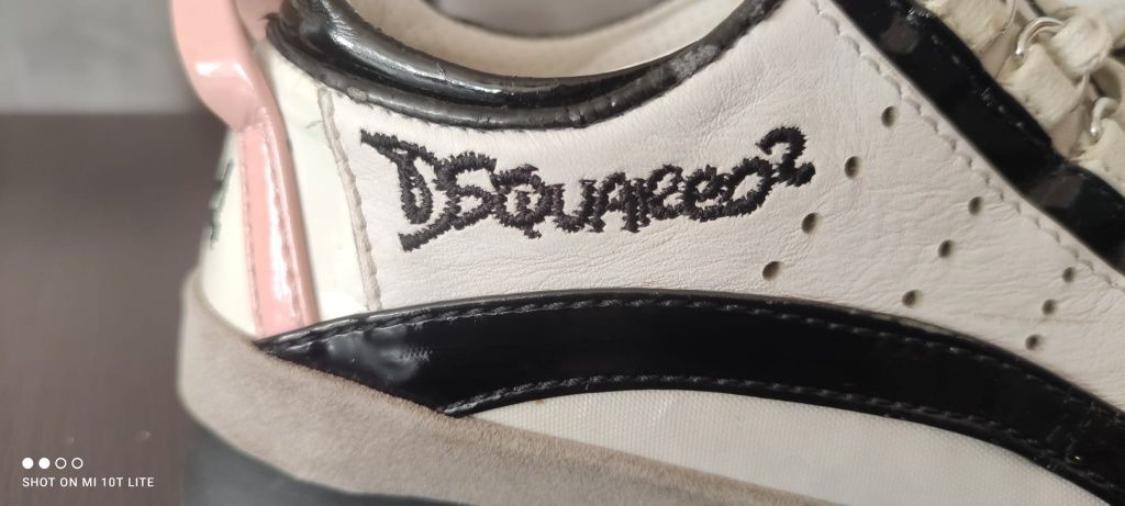 Kultowe buty Dsquared2 fajne sneakersy trampki tenisówki vintage