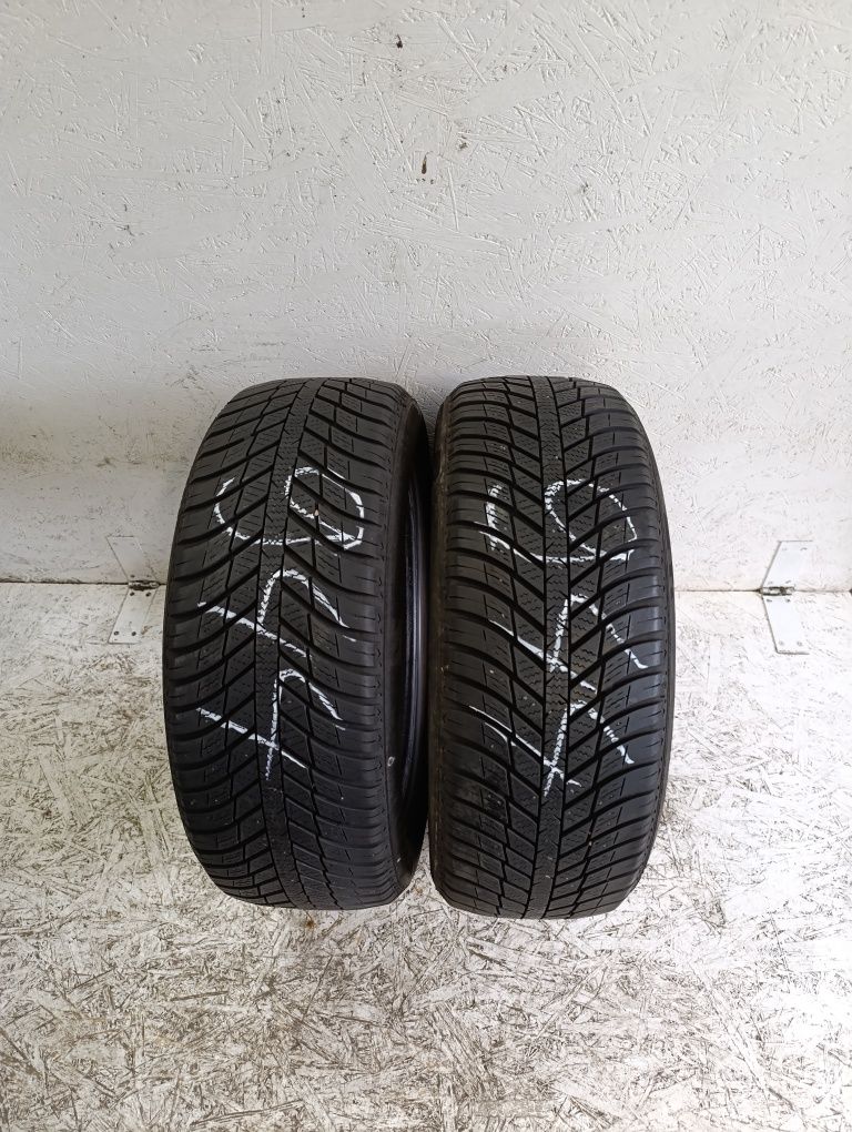2 opony wielosezonowe Nexen 205/55 16, 5 i 6mm bieżnika Możliwy montaż