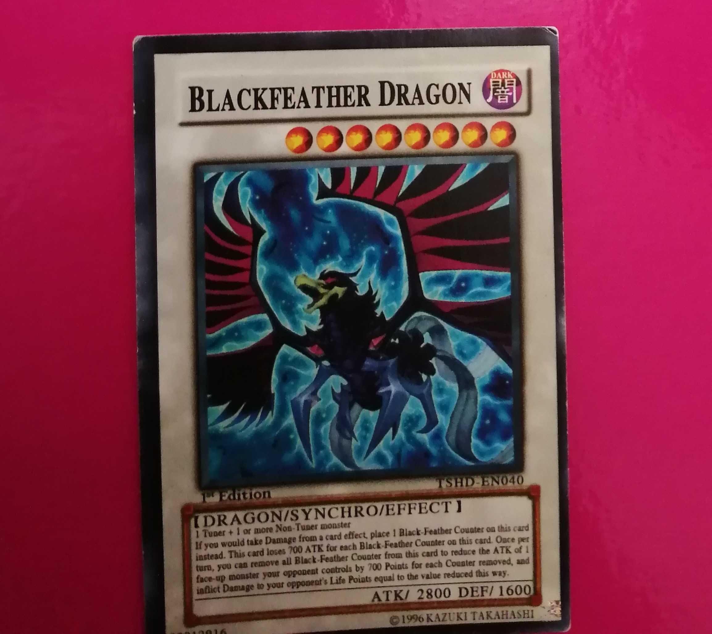 Carta Yugioh Internity Dragon/Blackfeather Dragon/Underground Arachne