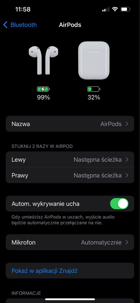 AirPods słuchawki
