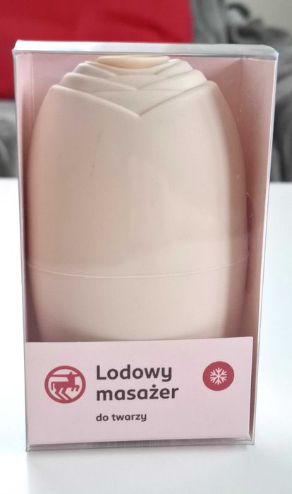 Masażer lodowy do twarzy. Chłodzący redukujący cienie pod oczami. Nowy