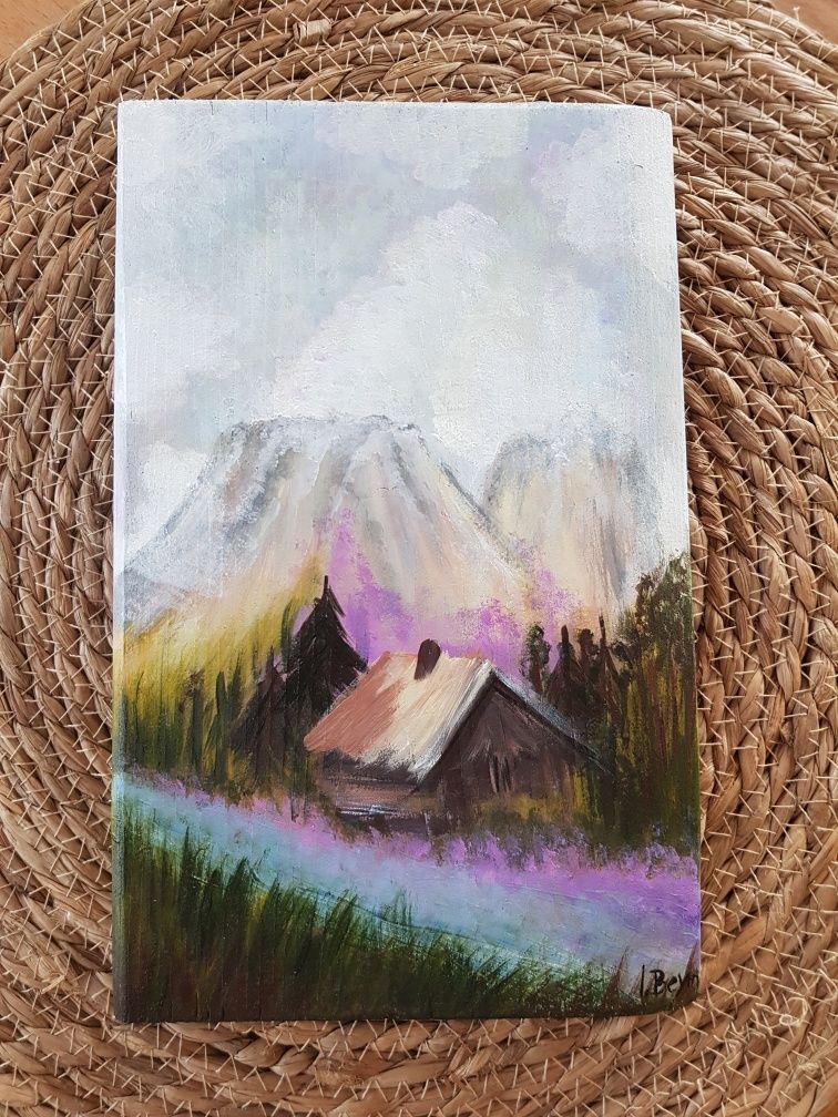 Obraz akryl na desce Domek w Tatrach, Tatry obraz