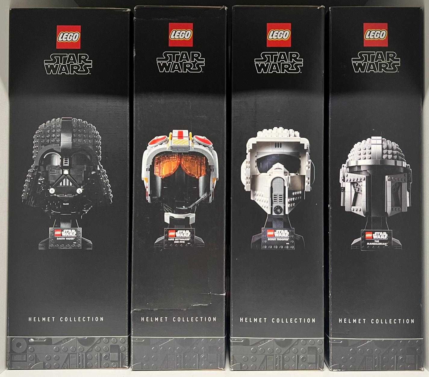 Coleção Lego Technic, Speedchampions, Creator, Starwars, City, Helmets