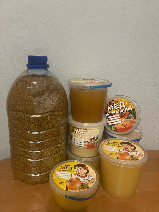 Продаж меду квіткових садів, липи і соняшнику)