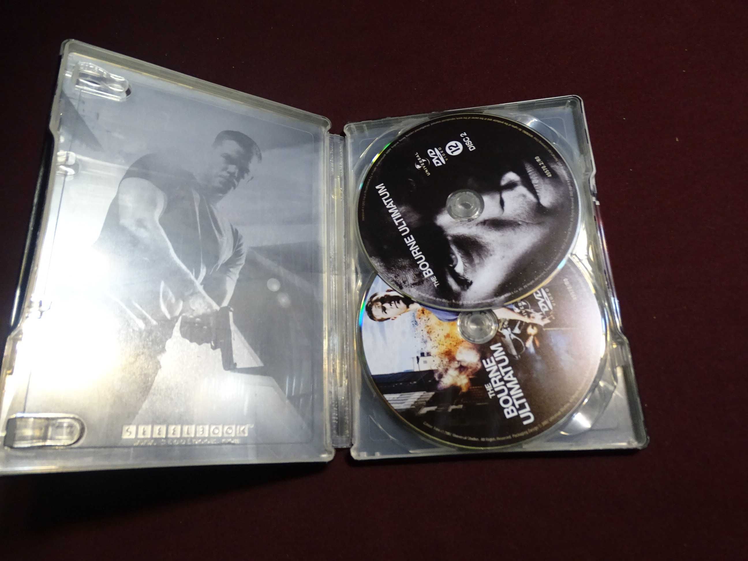 DVD-Ultimato-Matt Damon é Jason Bourne-Caixa metálica 2 discos