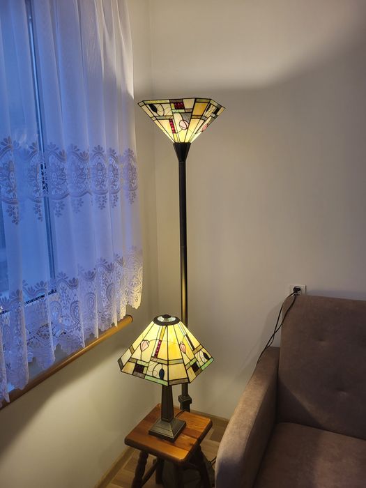 Komplet Lamp witrażowych w stylu Tiffany