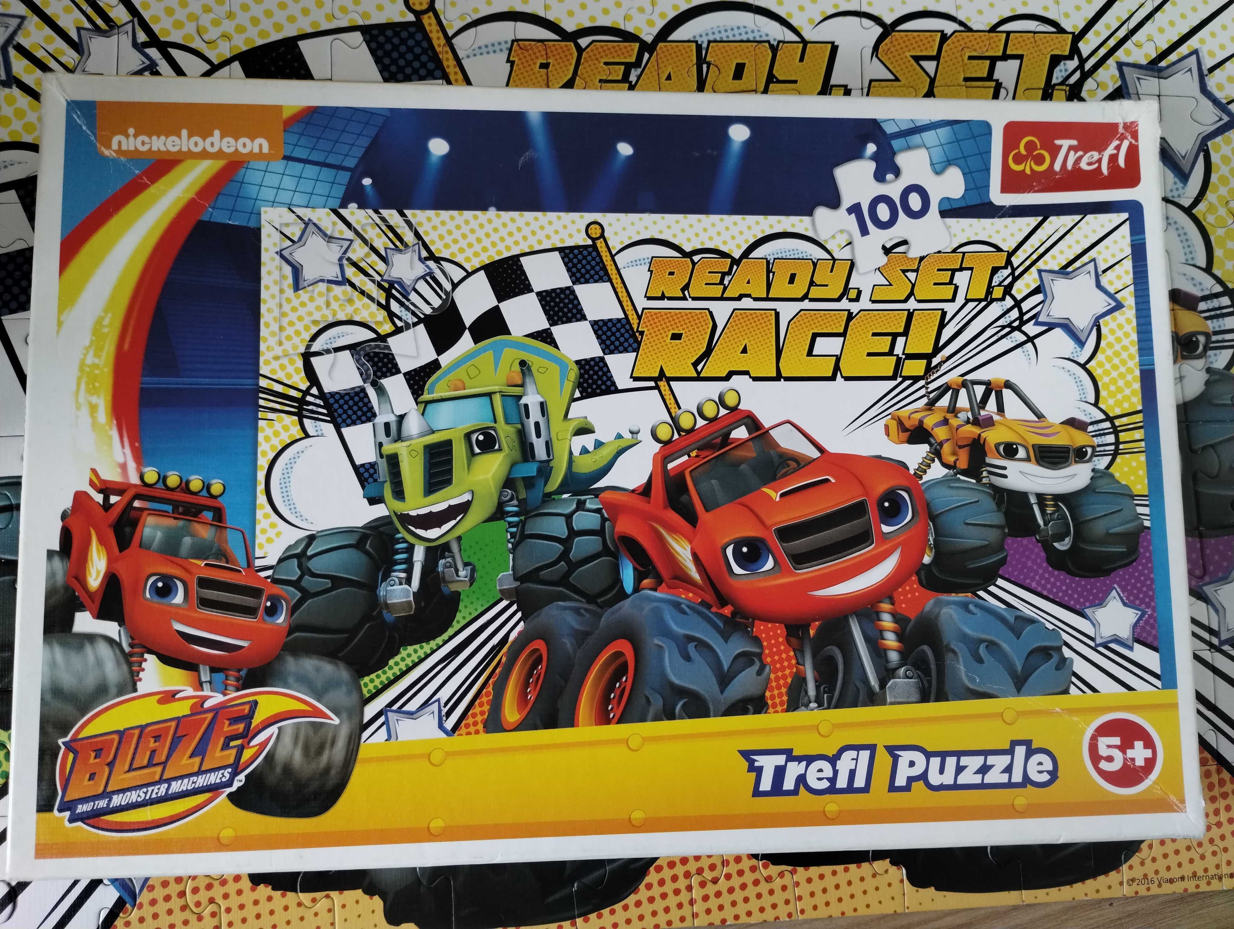 Puzzle Trefl 100 elementów Blaze and the monster machines