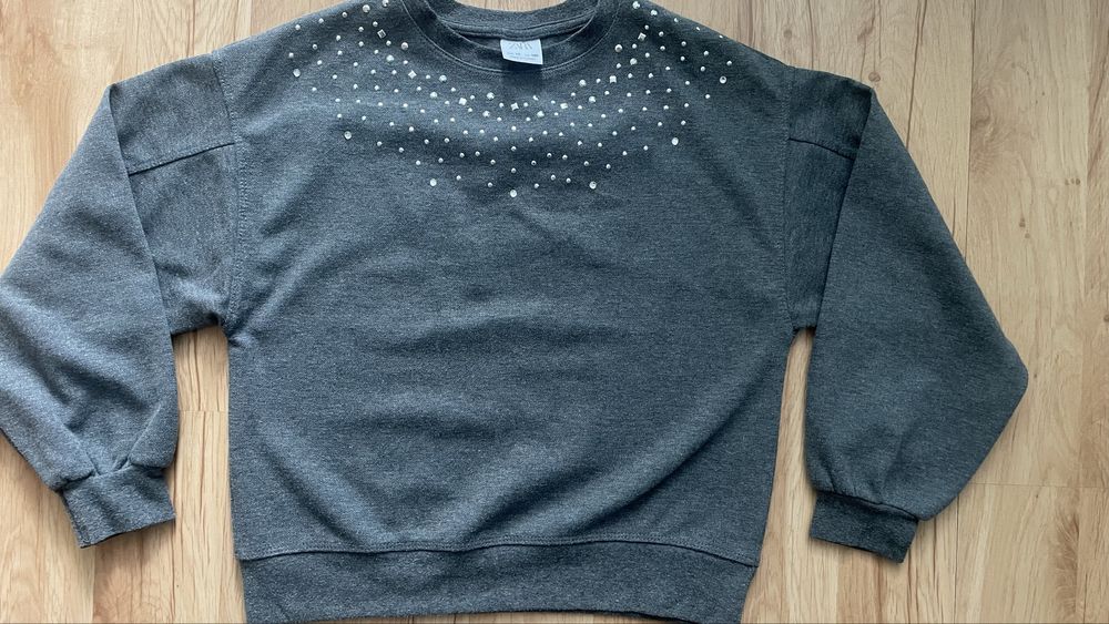 Bluza ZARA nity, cyrkonie rozm 140