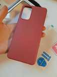 Etui na Samsung Galaxy a32 5g silikon z mikrofibrą  z szkłem hartowany