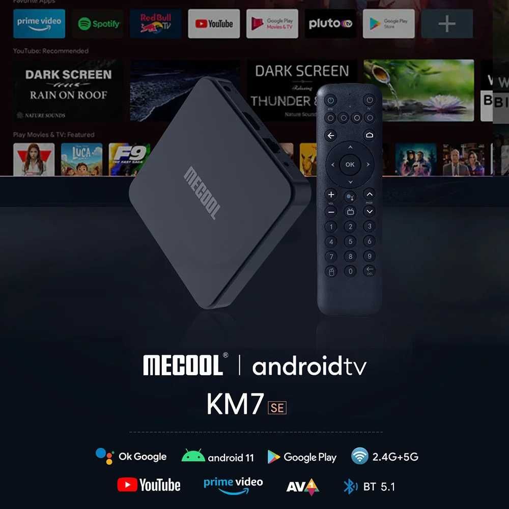 TV Box Mecool KM7 SE 2/32Gb S905Y4 Настроен Гарантия tv box тв бокс