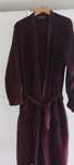 M&S szlafrok bordo pluszowy roz L/xl