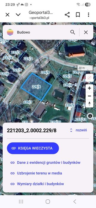 Działka budowlana prywatnie