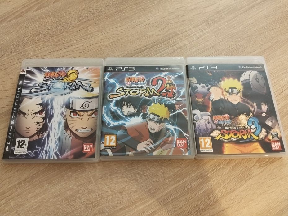 Naruto ultimate ninja storm 1 - 3 PS3