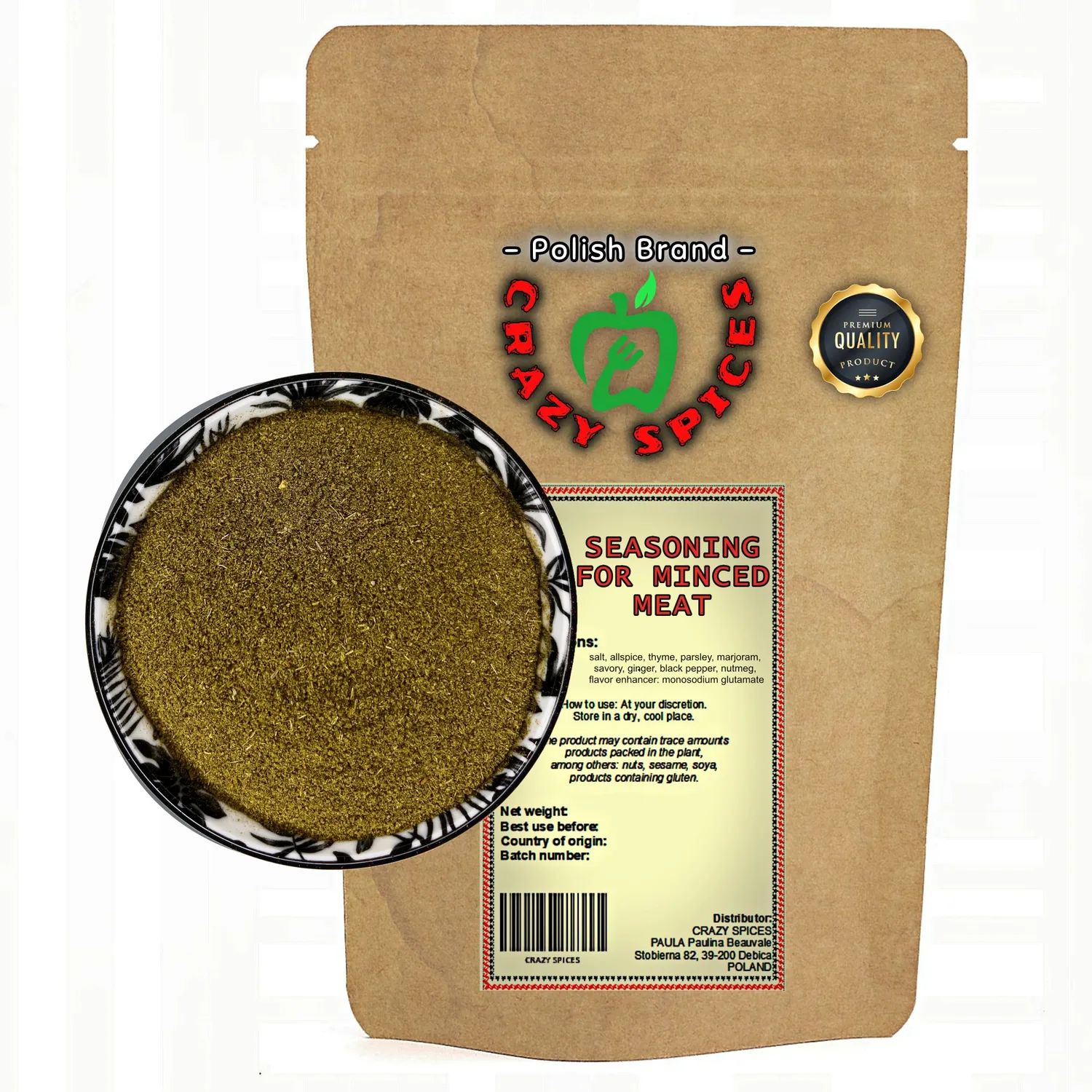 CrazySpices Przyprawa do Mięsa Mielonego 50g – Nowa Era Smaku