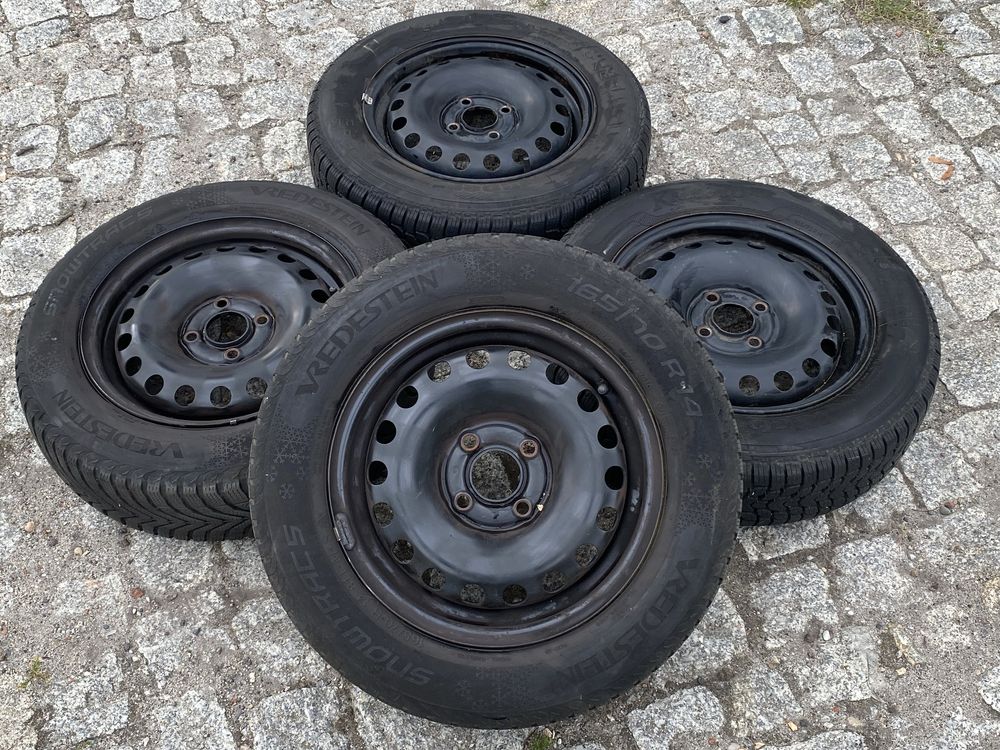 Koła felgi 4x100 Skoda citigo Vw up Seat mii Opony 165/70 r14 zima