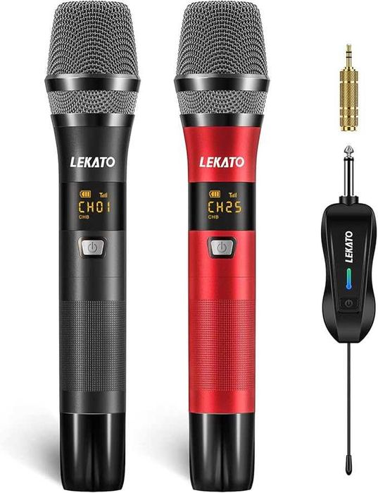 Bezprzewodowy mikrofon LEKATO 2szt