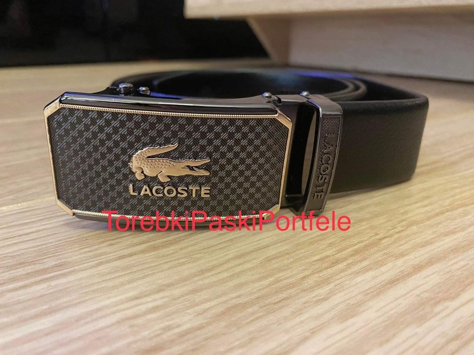 Nowy zestaw Lacoste , bokserki + pasek.