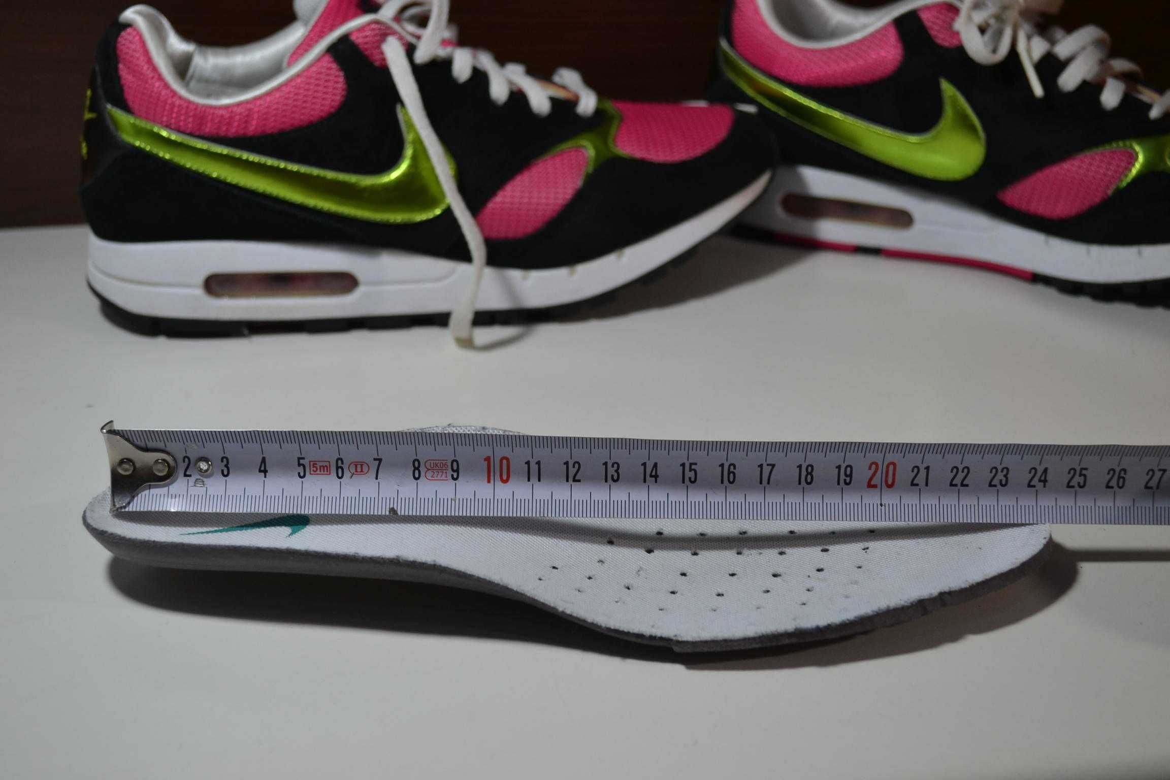 Nike air max 38.5р кроссовки кожаные. оригинал