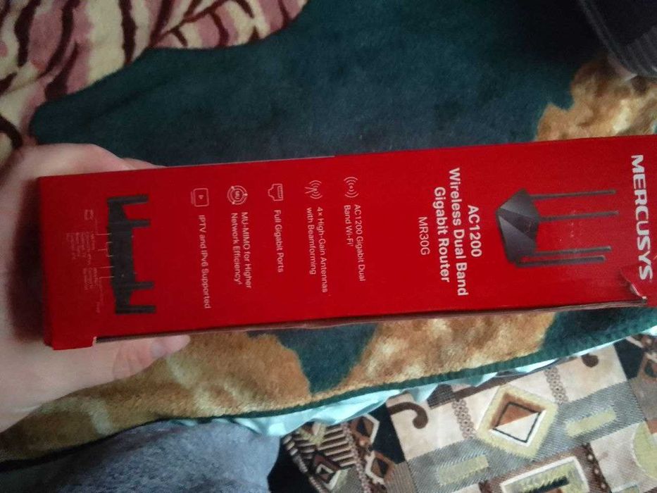 Маршрутизатор Mercusys MR30G WiFi5/ AC1200 / 1 Гбіт/с / 2*2MU-MIMO