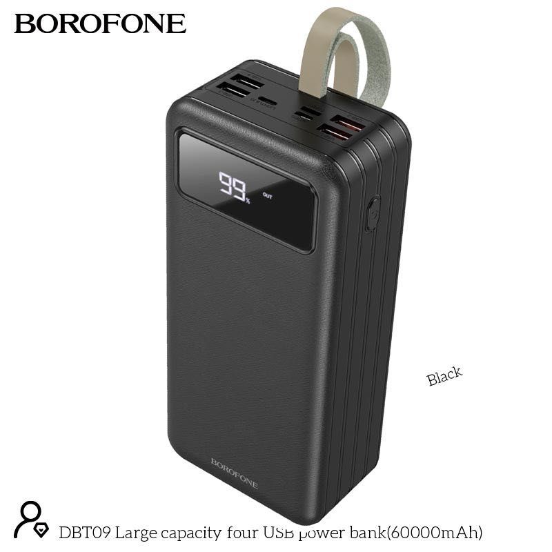 УМБ BORAFONE Power bank DBT09 60000mAh, 100% ємність, гарантія!