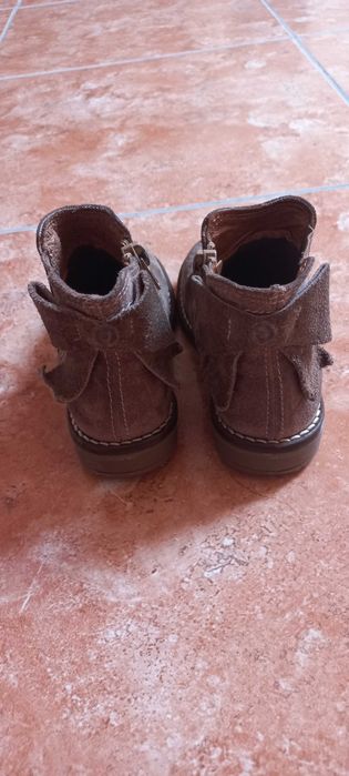 Botas menina 25 em pele