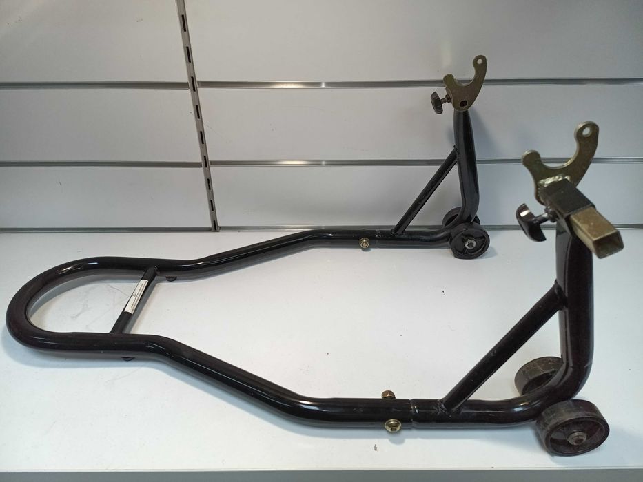 Podnośnik do motocykla, stojak pod wahacz typu V.