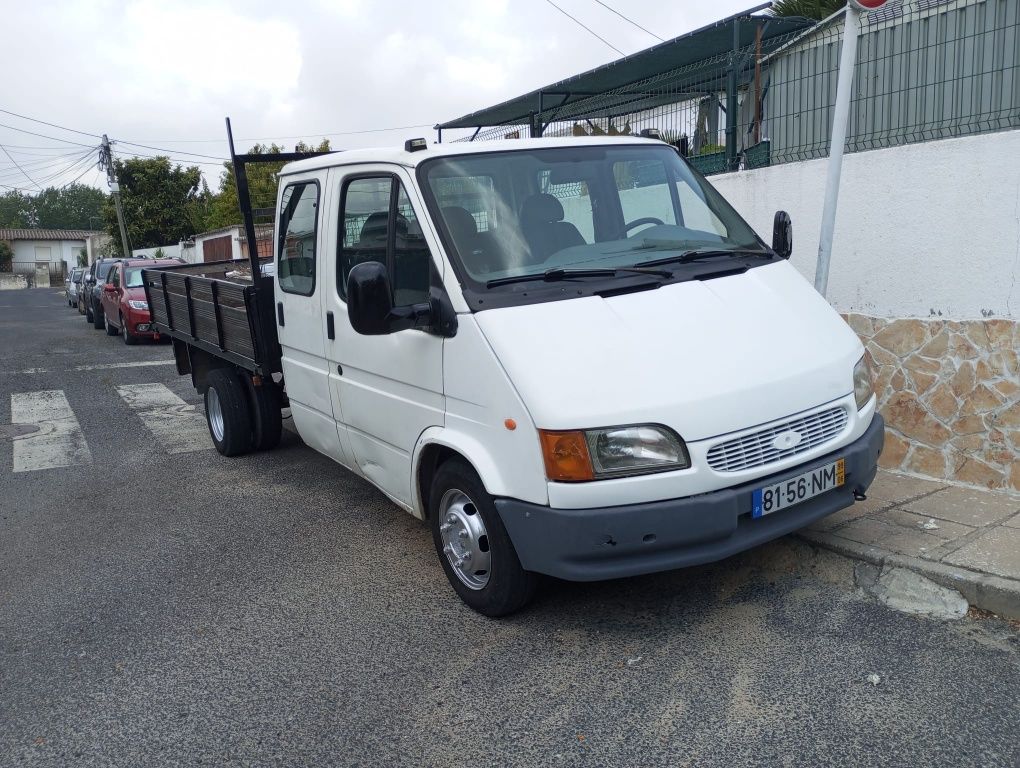 Ford transit caixa aberta 7  lugares