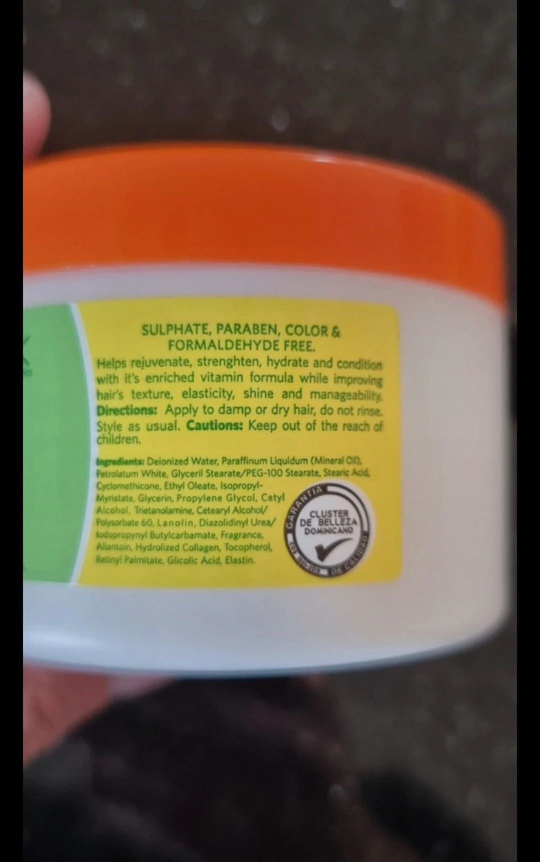 Baba de caracol styling cream z Dominikany