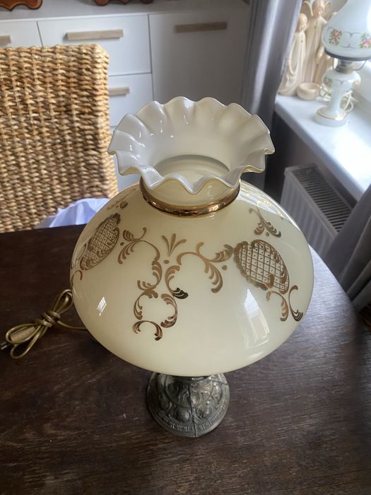 Stara Lampa / Stary Klosz /Recznie Wytrawiany/