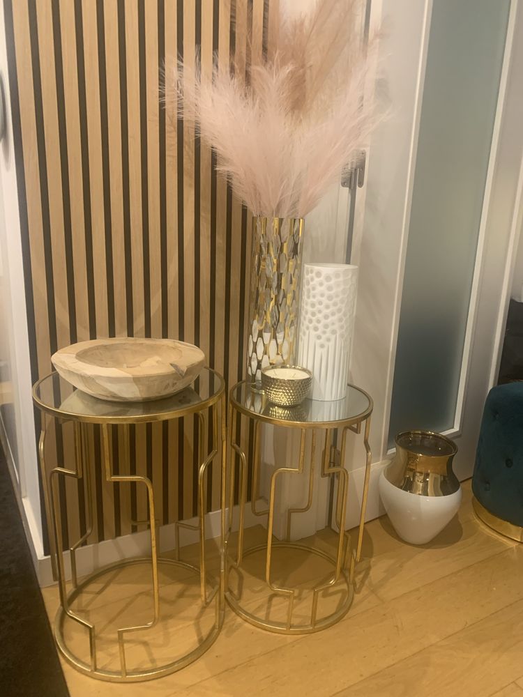 Mesas Zara Home com tampo espelhado