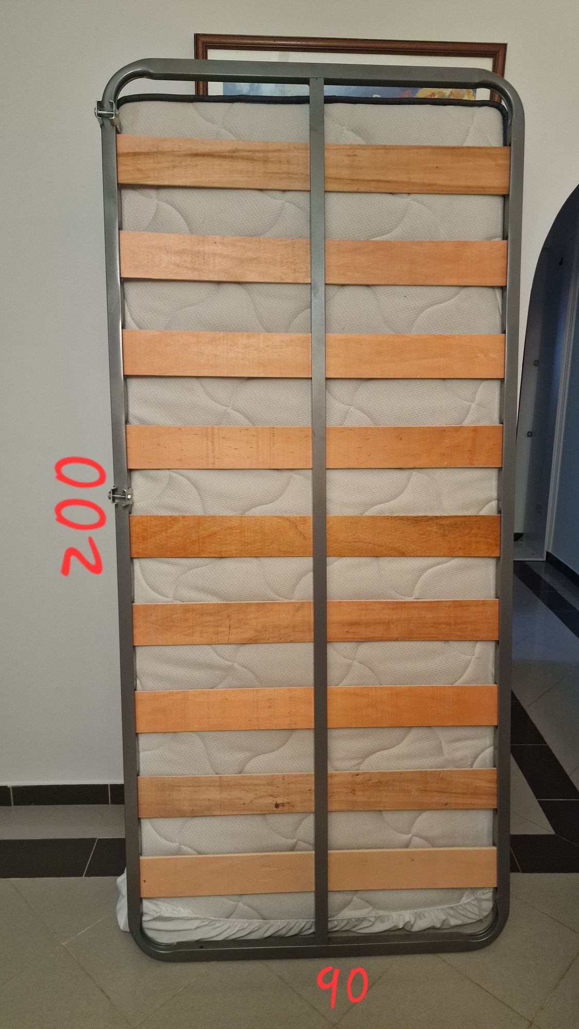 Cama solteiro 90x200