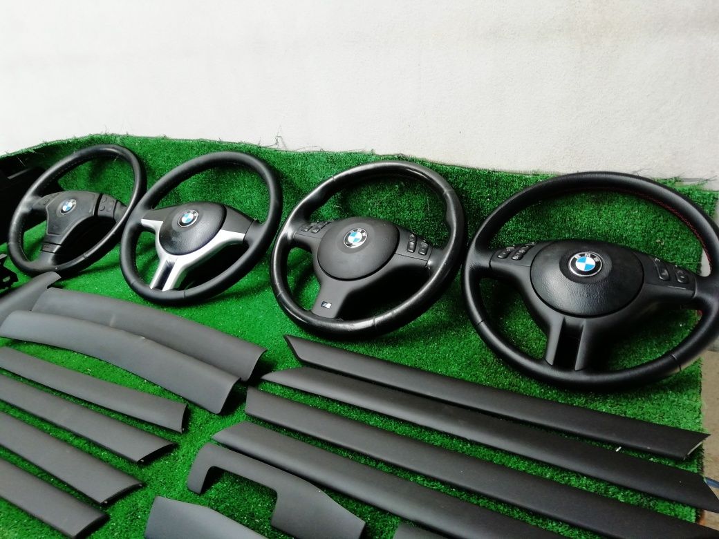 Volantes Frisos Consola Apoio Braço Embaladeiras Farolins Etc BMW E46