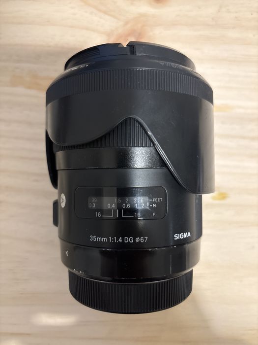 Objetiva Sigma art 35mm 1.4