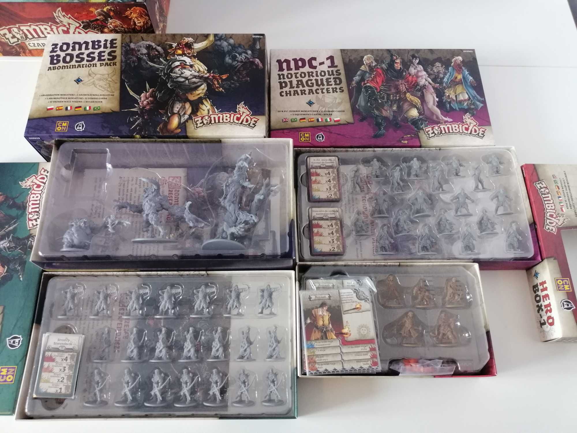 Zestaw Zombicide: Czarna Plaga + 6 dodatków + koszulki + 2 gratisy!