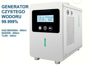 Q2SH-900 GENERATOR WODORU doinhalacji900ml/min SPE/PEM czystość 99,99%