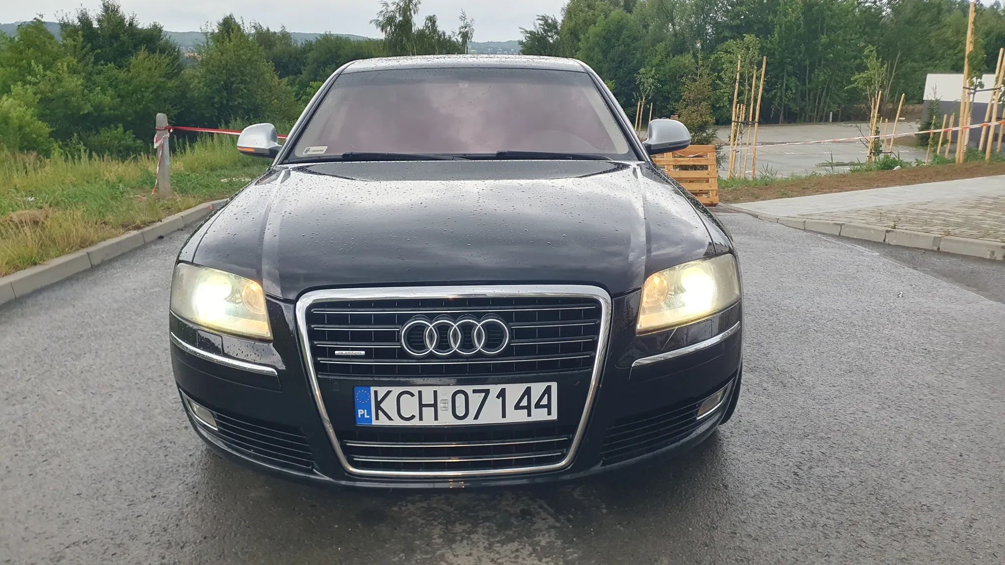 Audi A8 Audi A8 TDI 2008r 4,2 TDI V8 Czarna Zarejestrowana Zadbana Ładna