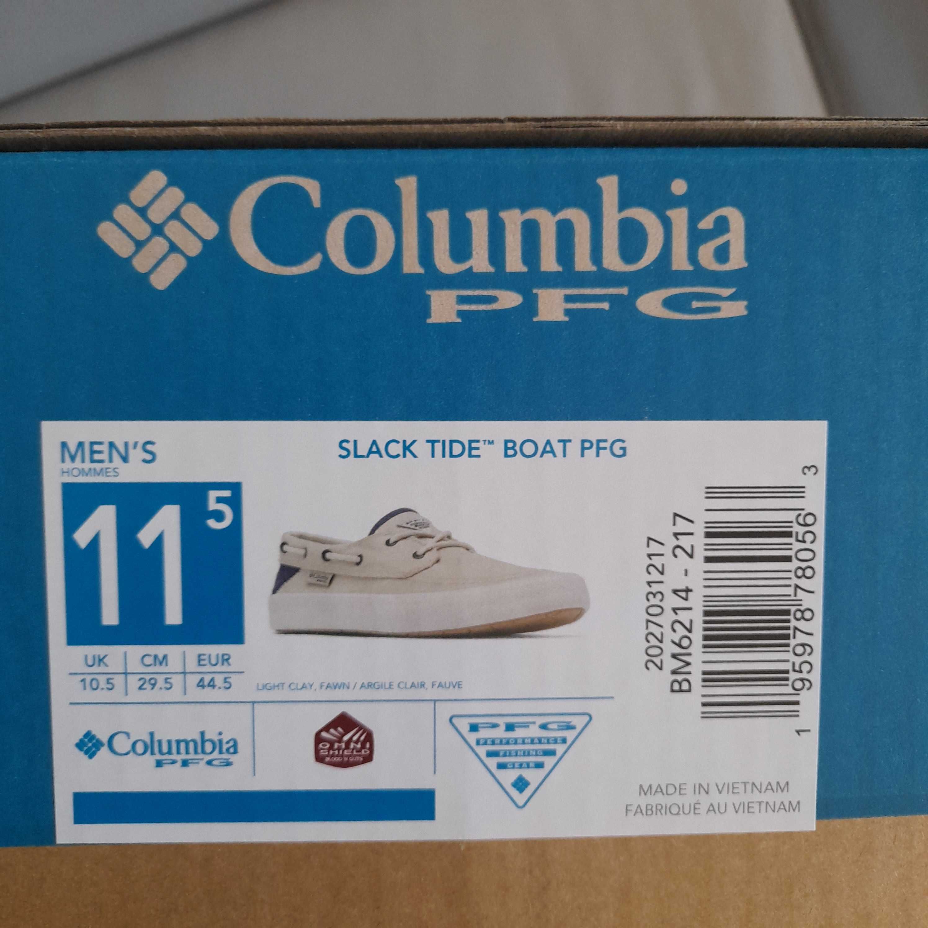 Мокасини топсайдери кеди Columbia us11,5/ 44,5-45/29,5см. Нові